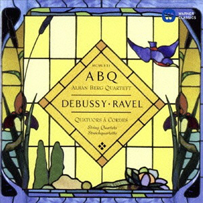 드뷔시, 라벨: 현악 사중주 (Debussy & Ravel: String Quartets) (Remastered)(일본반)(CD) - Alban Berg Quartett
