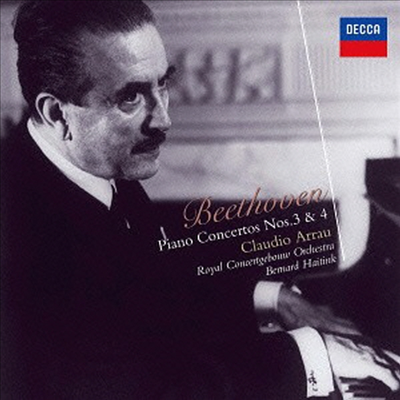 베토벤: 피아노 협주곡 3, 4번 (Beethoven: Piano Concertos Nos.3 & 4 ) )Ltd. Ed)(일본반)(CD) - Claudio Arrau