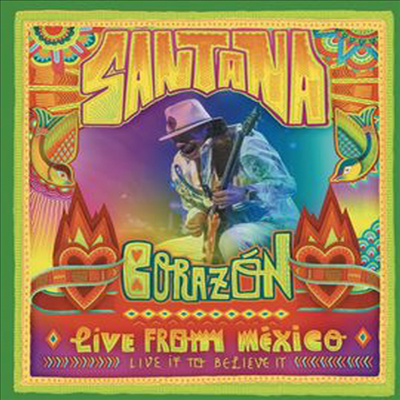 Santana - Corazon: Live From Mexico - Live It to Believe It (지역코드1)(DVD+CD) (2014)