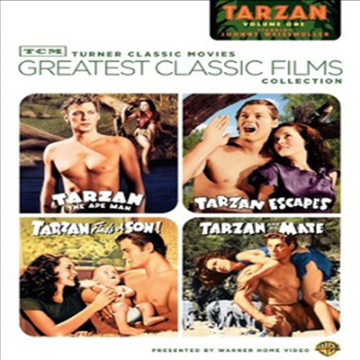 TCM Greatest Classic Films Collection: Tarzan - Volume One :Tarzan the Ape Man / Tarzan Escapes / Tarzan Finds a Son! / Tarzan and His Mate (TCM 그레이티스트 클래식 필름 컬렉션 타잔 1)(지역코드1)(한글