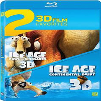 Ice Age 3 / Ice Age 4 Double Feature (아이스 에이지 3.4) (한글무자막)(Blu-ray)