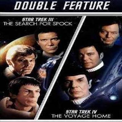 Star Trek Iii: Search For Spock / Star Trek Iv (스타 트렉 3 - 스포크를 찾아서/스타 트렉 4) (2013)(지역코드1)(한글무자막)(DVD)