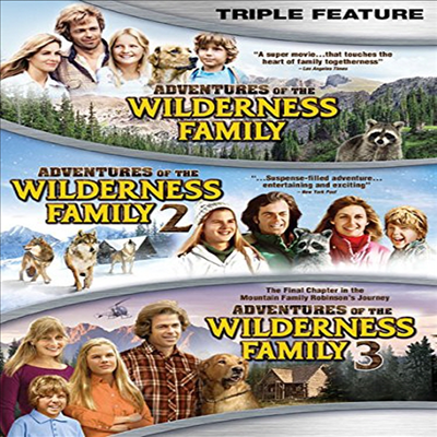 Adventures of the Wilderness Family Triple Feature (로빈슨 가족 1.2.3)(지역코드1)(한글무자막)(DVD)