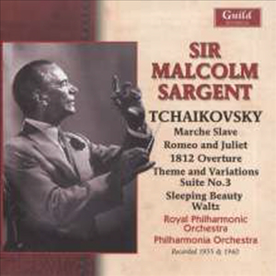 차이코프스키: 1812년 서곡, 슬라브 행진곡, 환상서곡 '로미오와 줄리엣' (Tchaikovsky: 1812 Ouverture, Marche Slave, Fantasy Overture 'Romeo & Juliet')(CD) - Malcolm Sargent