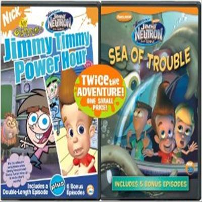 Adventures of Jimmy Neutron, Boy Genius - Sea of Trouble / Jimmy Timmy Power Hour (천재 소년 지미 뉴트론)(지역코드1)(한글무자막)(DVD)