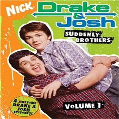Drake &amp; Josh 1: Suddenly Brothers (드레이크와 조시 1)(지역코드1)(한글무자막)(DVD)
