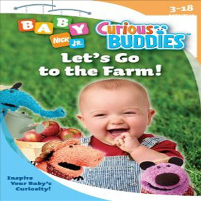 Nick Jr Baby Curious Buddies: Let&#39;s Go To The Farm (큐리어스 버디즈 : 렛츠 고 투 더 팜)(지역코드1)(한글무자막)(DVD)