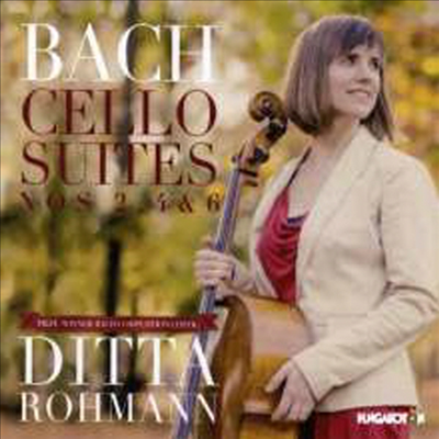 바흐: 무반주 첼로 모음곡 2, 4, 6번 (Bach: Cello Suite No.2, 4 & 6)(CD) - Ditta Rohmann	