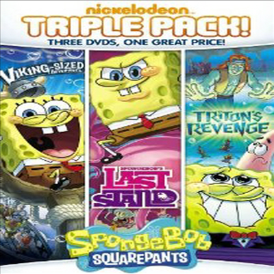 SpongeBob SquarePants Triple Feature: Last Stand / Triton's Revenge / Viking Sized Adventures (보글보글 스폰지밥 트리플 피쳐)(지역코드1)(한글무자막)(DVD)