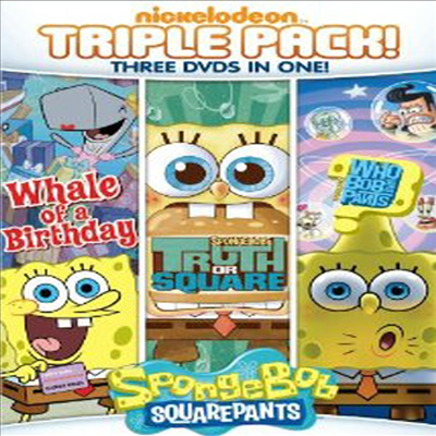 Spongebob Squarepants: Truth or Square / Who Bob What Pants / Whale of a Birthday (보글보글 스폰지밥)(지역코드1)(한글무자막)(DVD)