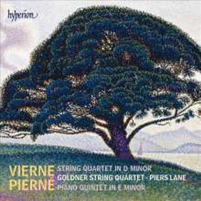 피에르네: 피아노 오중주 &amp; 비에르느: 현악 사중주 (Pierne: Piano Quintet &amp; Vierne: String Quartet Op.12) - Goldner String Quartet