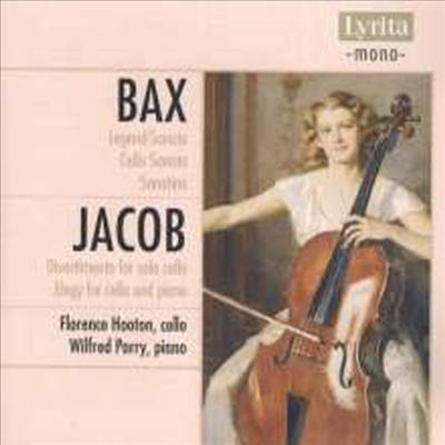 백스: 첼로 소나타, 야콥: 첼로 독주를 위한 디베르티멘토, 엘리지 (Bax: Cello Sonatas, Jacob: Divertimento for Cello Solo, Elegie) (2CD) - Florence Hooton