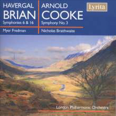 브라이언: 교향곡 6, 16번, 쿡: 교향곡 3번 (Brian: Symphony No.6 &amp; 16, Cooke: Symphony No.3)(CD) - Myer Fredman