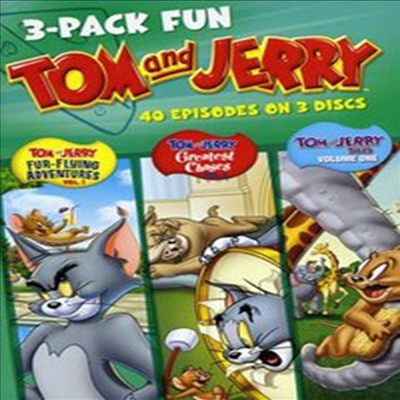 3-Pack Fun: Tom &amp; Jerry (톰과 제리 3 팩)(지역코드1)(한글무자막)(DVD)