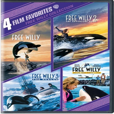 4 Film Favorites: Free Willy 1-4 Collection (4 필름 페이버릿 : 프리 윌리)(지역코드1)(한글무자막)(DVD)
