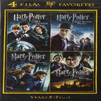 4 Film Favorites: Harry Potter Years 5-7 (해리포터 5.6.7)(지역코드1)(한글무자막)(DVD)