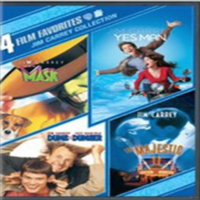 4 Film Favorites: Jim Carrey - Dumb and Dumber/The Majestic/The Mask/Yes Man (4 필름 페이버릿 : 짐 케리)(지역코드1)(한글무자막)(DVD)