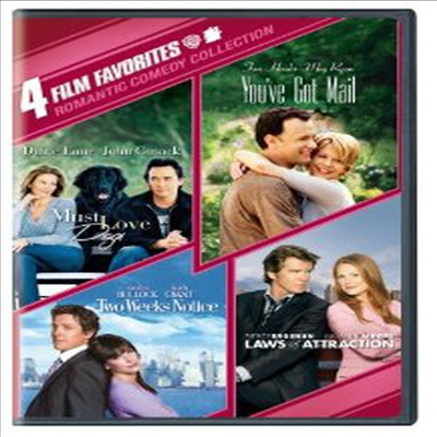 4 Film Favorites: Romantic Comedies - Laws of Attraction/Must Love Dogs/Two Weeks Notice/You've Got Mail: Deluxe Edition (4 필름 페이버릿 : 로맨틱 코메디)(지역코드1)(한글무자막)(DVD)