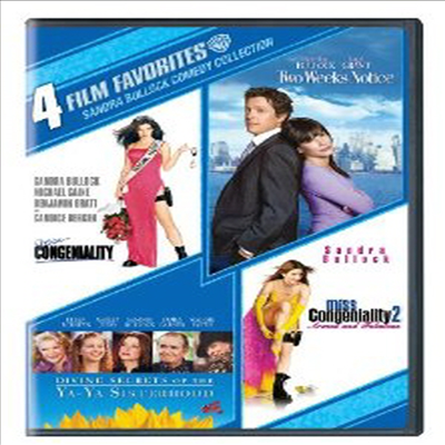 4 Film Favorites: Sandra Bullock - Divine Secrets of the Ya-Ya Sisterhood/Miss Congeniality 2/ Miss Congeniality: Deluxe Edition,/Two Weeks Notice (4 필름 페이버릿 : 산드라 블록)(지역코드1)(한글무자막