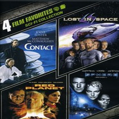 4 Film Favorites: Sci-Fi - Contact/Lost in Space/Red Planet/Sphere (4 필름 페이버릿 : SF)(지역코드1)(한글무자막)(DVD)