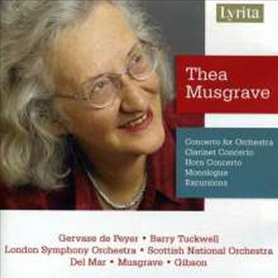 머스그레이브: 클라리넷 협주곡, 호른 협주곡 (Musgrave: Clarinet Concerto, Horn Concerto)(CD) - Gervase de Peyer