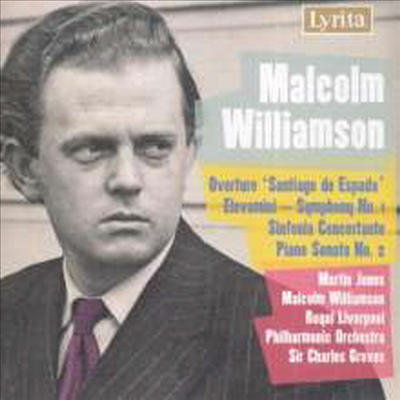 말콤 윌리암슨: 교향곡 1번, 신포니아 콘체르탄테 (Malcolm Williamson: Symphony No.1, Sinfonia Concertante)(CD) - Charles Groves