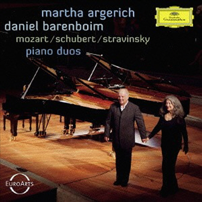 모차르트, 슈베르트, 스트라빈스키 - 피아노 이중주 (Mozart, Schubert &amp; Stravinsky - Piano Duos) (SHM-CD)(일본반) - Martha Argerich