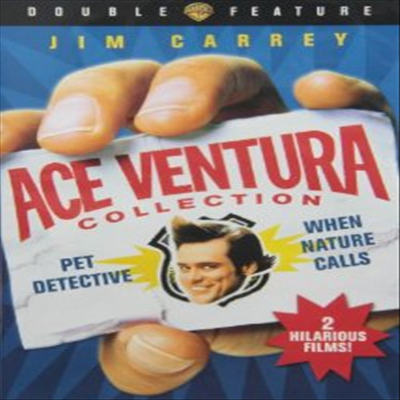 Ace Ventura 1 &amp; 2 (에이스 벤츄라 1.2)(지역코드1)(한글무자막)(DVD)