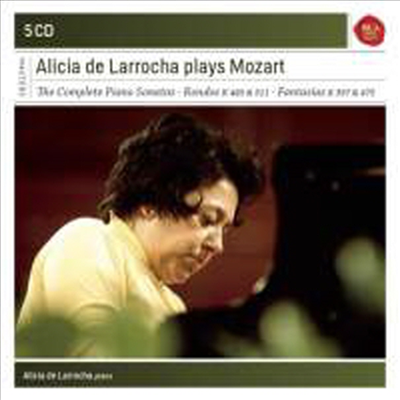 모차르트: 피아노 소나타 전집 (Mozart: Complete Piano Sonatas Nos.1 - 18) (5CD Boxset) - Alicia de Larrocha