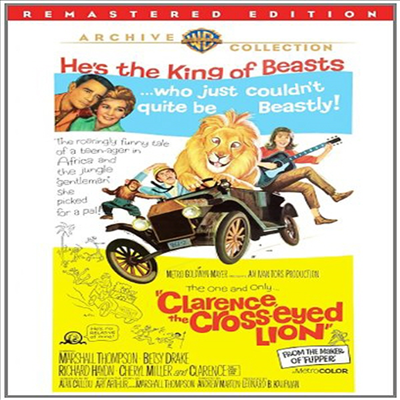 Clarence The Cross-Eyed Lion (클라렌스 더 크로스 아이드 라이온)(지역코드1)(한글무자막)(DVD)(DVD-R)