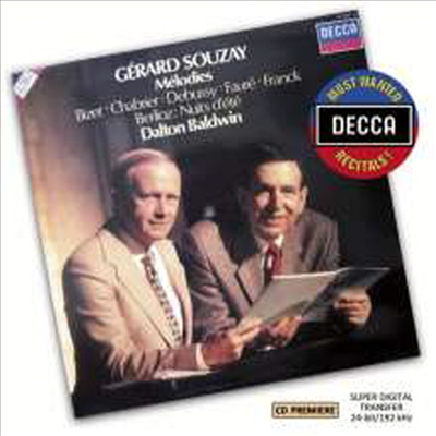 수제의 프랑스 가곡 (Gerard Souzay sings Melodies - Decca Most Wanted Recitals)(CD) - Gerard Souzay