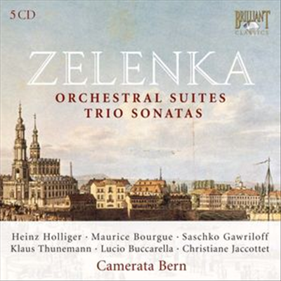 젤렌카: 관현악 모음곡과 트리오 소나타 (Zelenka: Orchestral Suites & Trio Sonatas) (5CD Boxset) - Heinz Holliger