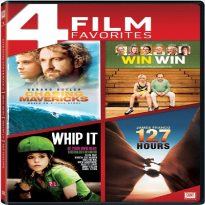 Chasing Mavericks / Win Win / Whip It / 127 Hours (체이싱 매버릭스/윈 윈/위핏/127시간)(지역코드1)(한글무자막)(DVD)