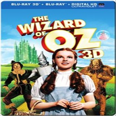 Wizard of Oz 75th Anniversary Collectibe Metal (오즈의 마법사) (한글무자막)(Blu-ray 3D)(Blu-ray)(2014)