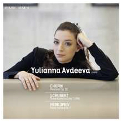 슈베르트: 피아노 소곡, 프로코피에프: 피아노 소나타 7번, 쇼팽: 전주곡 1-24번 (Schubert: Klavierstucke D.946, Prokofiev: Piano Sonata No.7, Chopin: Preludes No.1-24) (2CD)(Digipack) - Yulianna Avdeeva