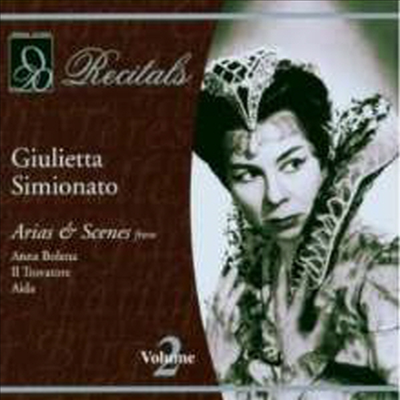 줄리에타 시미오나토 - 아리아와 명장면 (Giulietta Simionato: Recitals - Arias &amp; Scenes) - Giulietta Simionato