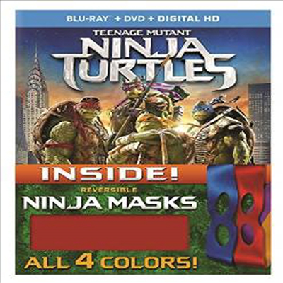 Teenage Mutant Ninja Turtles (닌자터틀) (한글무자막)(Blu-ray+DVD+Digital HD)