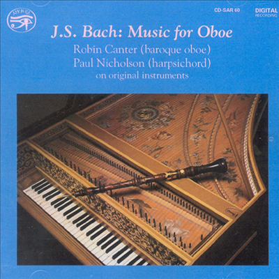 바흐 : 오보에 위한 음악 (Bach: Sonatas for Oboe and Harpsichord)(CD) - Robin Canter