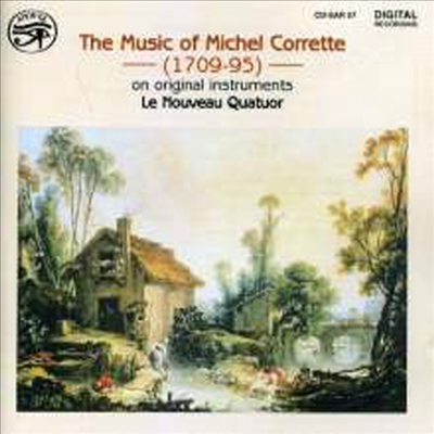 코레트: 플루트, 바이올린, 첼로와 하프시코드를 위한 소나타 (Michael Corrette: Sontas for Flute, Violin, Cello & Harpsichord)(CD) - Le Nouveau Quatuor