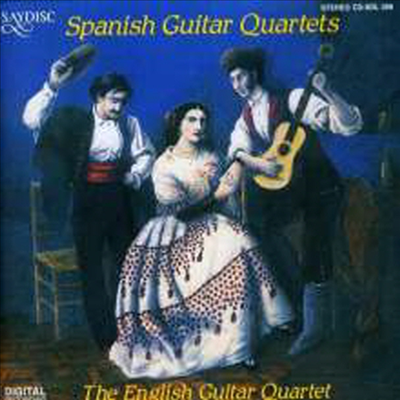 스페인 기타 사중주 작품집 (Albeniz, Soler, Falla, Milan, Grandados - Spanish Guitar Quartets)(CD) - English Guitar Quartet
