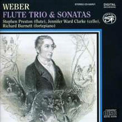 베버: 플루트 삼중주, 플루트 소나타 1, 3, 4, 6번 (Weber: Flute Trio. Flute Sonatas)(CD) - Stephen Preston