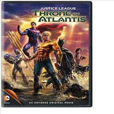 Justice League: Throne Of Atlantis (저스티스 리그: 쓰론 오브 아틀란티스)(지역코드1)(한글무자막)(DVD)