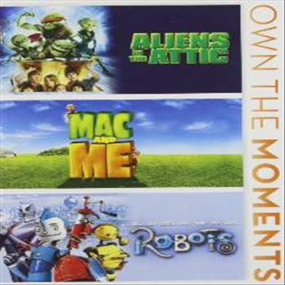 Aliens in the Attic / Mac & Me / Robots (다락방의 외계인/내 친구는 외계인/로봇)(지역코드1)(한글무자막)(DVD)