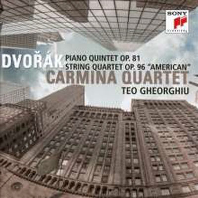 드보르작: 피아노 오중주, 현악 사중주 '아메리카' (Dvorak: Piano Quintet Op.81, String Quartet Op.96 'America')(CD) - Carmina Quartett