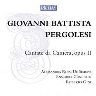 페르골레시: 소편성 칸타타 1-4번 (Pergolesi: Cantate Chamber Nr.1-4)(CD) - Roberto Gini	
