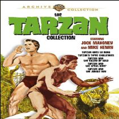 The Tarzan Collection Starring Jock Mahoney & Mike Henry (타잔 컬렉션 조크 마호니 마이크 헨리)(지역코드1)(한글무자막)(DVD-R)