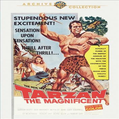 Tarzan The Magnificent (타잔 - 고든 스콧 편 6)(지역코드1)(한글무자막)(DVD)(DVD-R)