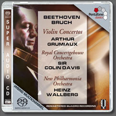 베토벤, 브루흐 : 바이올린 협주곡 (Beethoven : Violin Concerto Op.61, Bruch : Violin Concerto Op.26 (SACD Hybrid) - Arthur Grumiaux