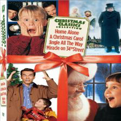 Christmas Classics Box Set (Miracle on 34th Street / Jingle All the Way / Home Alone / A Christmas Carol) (크리스마스 클래식 박스셋)(지역코드1)(한글무자막)(DVD)