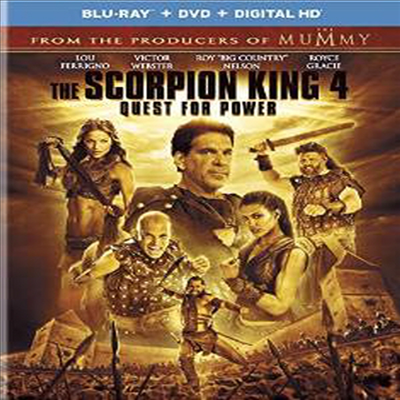 The Scorpion King 4: Quest for Power (스콜피온 킹 4) (한글무자막)(Blu-ray)